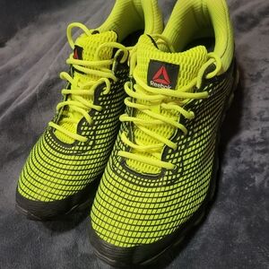 Reebok Men's Neon Yellow Athletic Shoes
